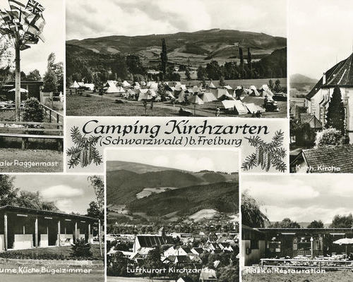 Postkarte Camping Kirchzarten