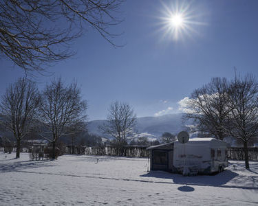 Camping Kirchzarten Winter (Copyright: Markus Schwerer)